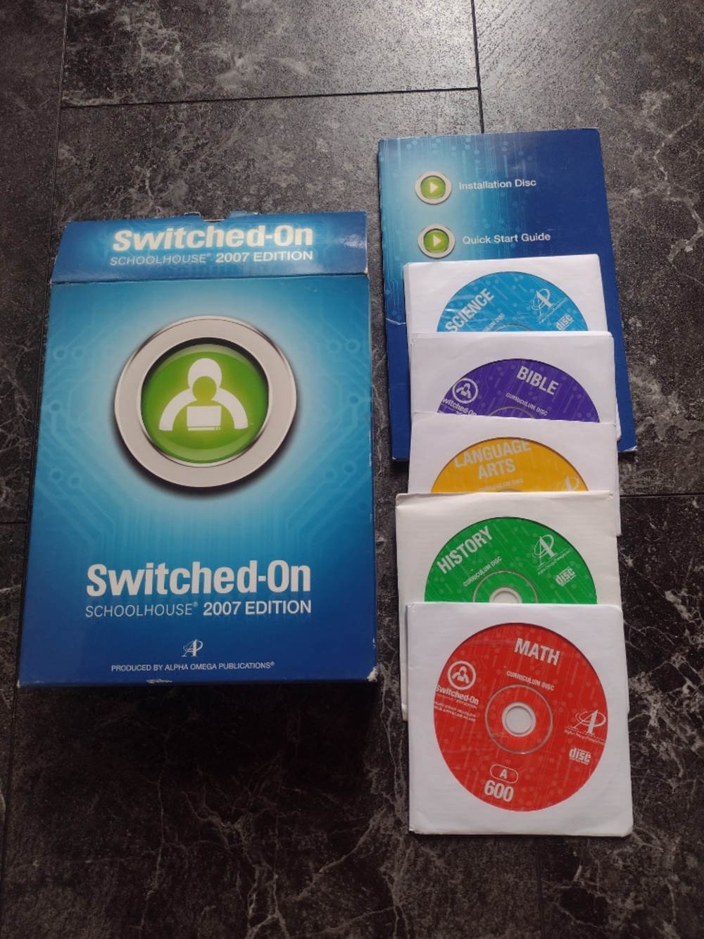 Switched On Schoolhouse 6th Grade COMPLETE 2007 Homeschool AOP Monarch SOS